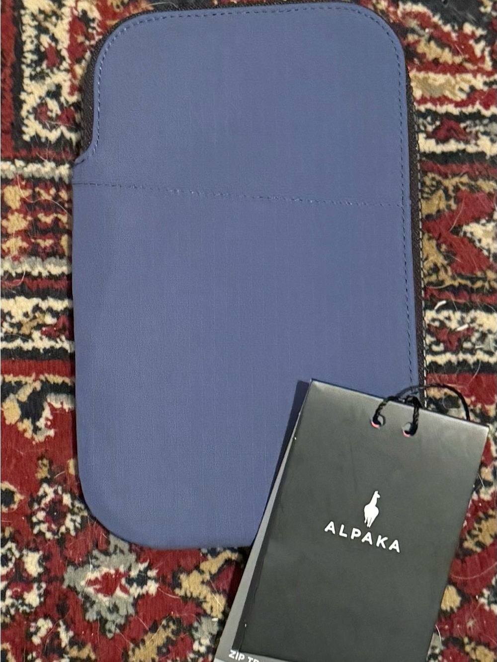 ALPAKA Zip Travel Wallet Neoprene Sleeve for Men - Protective Tech Pouch